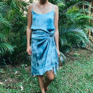 Blue Life Tie Dye Maxi Dress